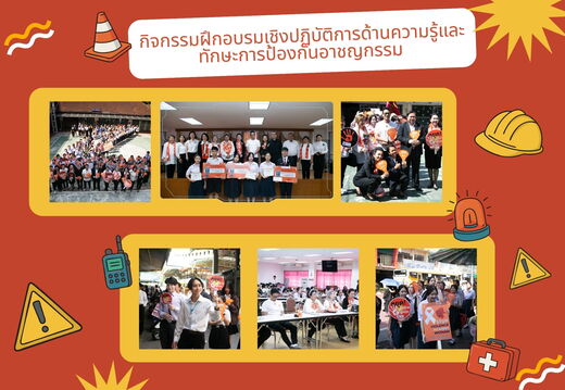 กิจกรรมฝึกอบรมความรู้และทักษะการป้องกันอาชญกรรม