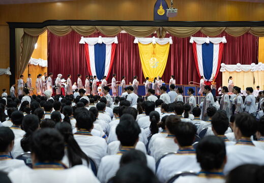 ซ้อมย่อย  พิธีพระราชทานปริญญาบัตร ประจำปีการศึกษา 2567